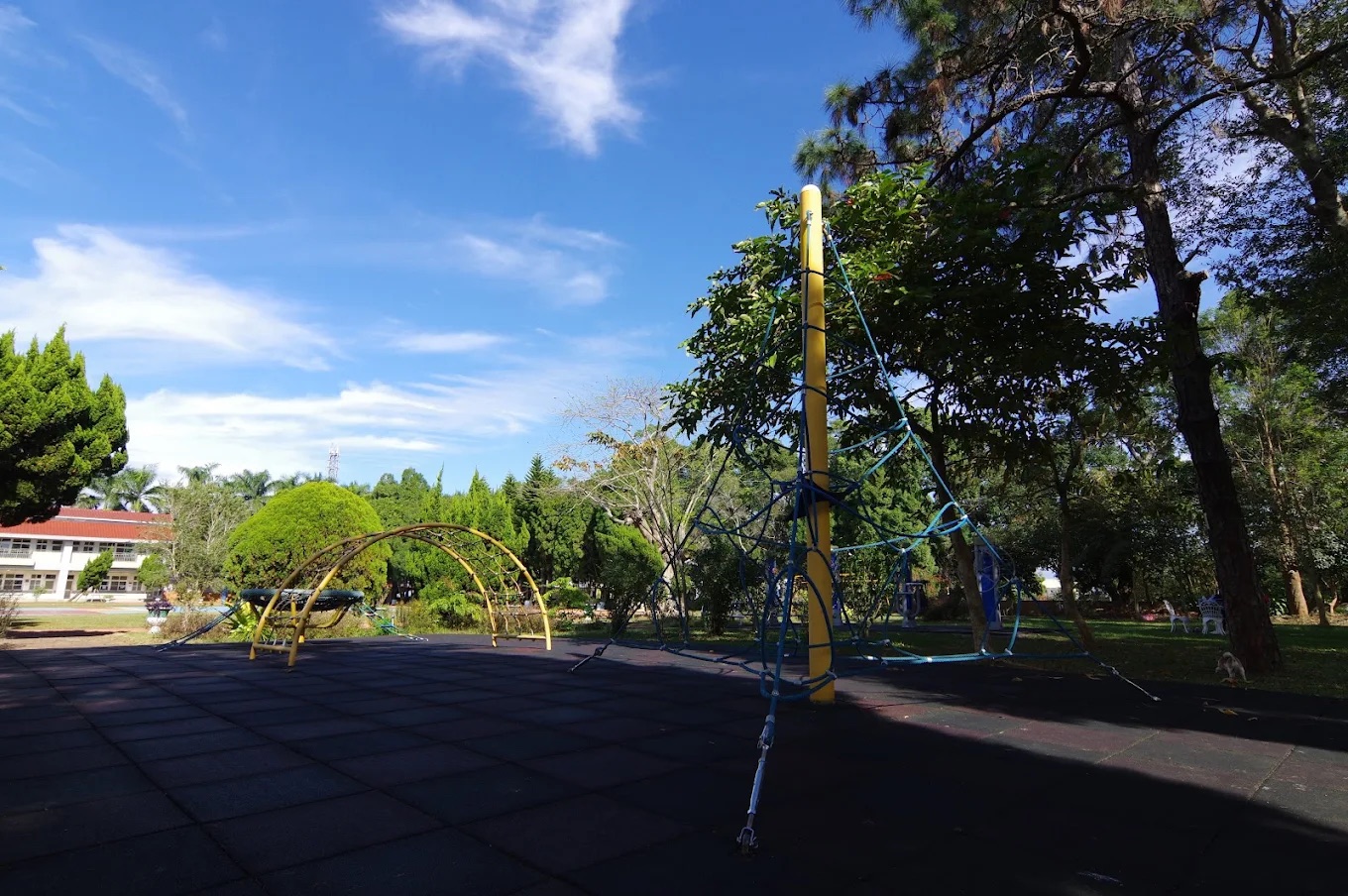 西嶺國小遊戲場攀爬繩架