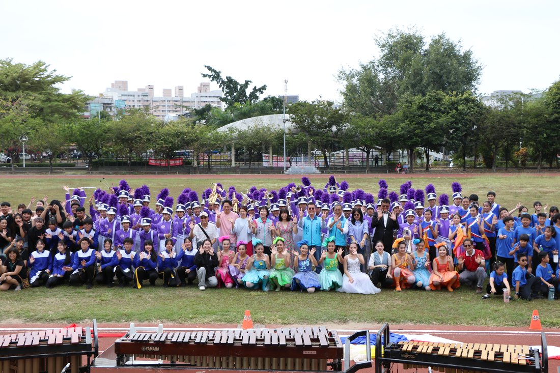 A gathering of the school