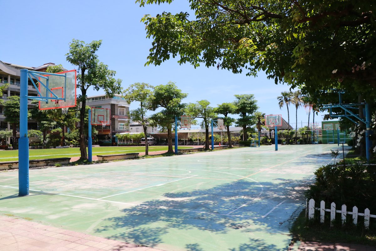 The sports courts