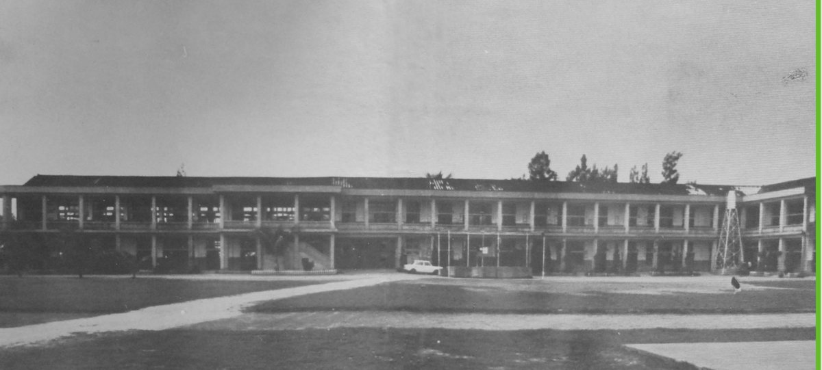 The early campus and playing field