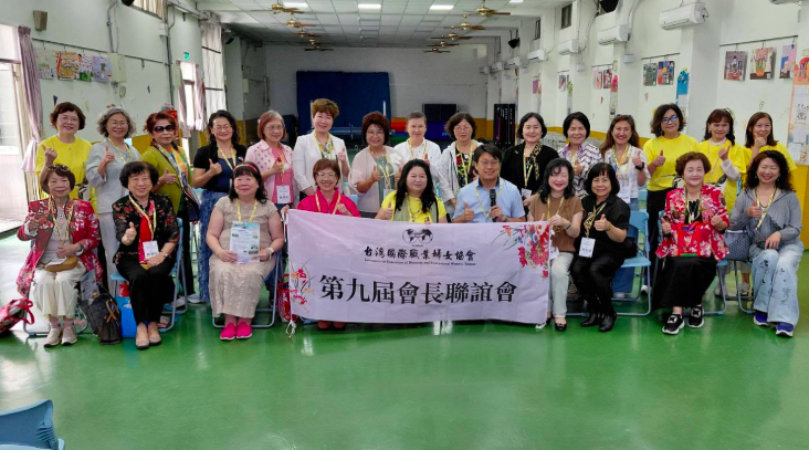 The International Women's Association visits KangLang Elementary to learn about its sustainability work